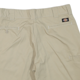 DICKIES Mens Shorts Beige Casual L W38 Cotton Blend Workwear Style