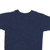 ADIDAS Mens Navy Blue Graphic T-Shirt XL Short Sleeve Crew Neck Cotton Blend