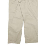 CARHARTT Mens Cotton Blend Beige Relaxed Straight Trousers W40 L32 Workwear