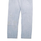 LEVI'S 501 Mens Jeans Blue Regular Straight Denim Light W34 L33 Classic Button