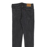 LEVI'S 510 BIG E Mens Jeans Black Slim Skinny Denim Medium W32 L29 Vintage