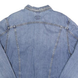 LEE Mens Blue Denim Jacket XL Cotton Button Closure Classic Casual