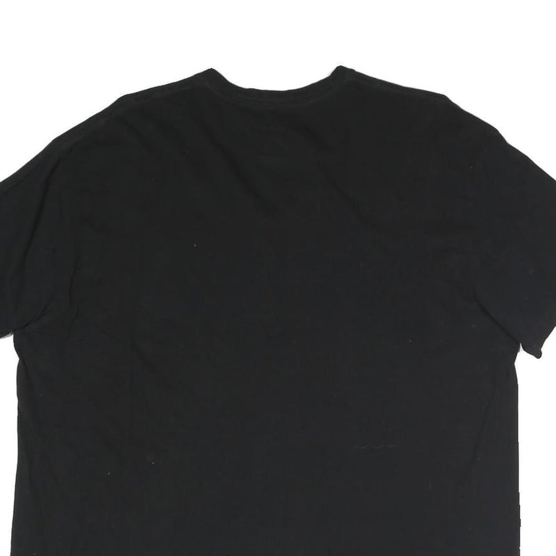 POLO RALPH LAUREN Mens Black V-Neck T-Shirt XL Cotton Blend Classic Fit