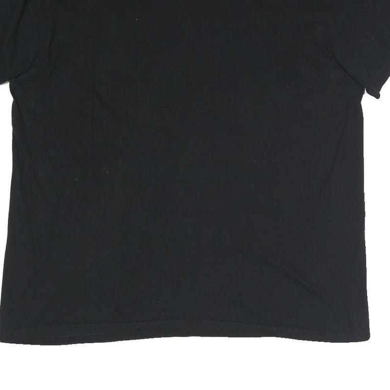 POLO RALPH LAUREN Mens Black V-Neck T-Shirt XL Cotton Blend Classic Fit