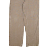 DICKIES Mens Cotton Blend Beige Regular Fit Straight Leg Trousers W38 L30