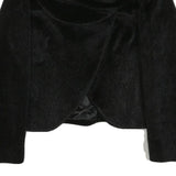 KAAN Womens Black Button Jacket XS Polyester Blend Soft Fabric Elegant