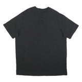 ADIDAS Mens Black T-Shirt XL Short Sleeve Crew Neck Three Stripe Classic