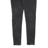 TOMMY HILFIGER Womens Jeans Black Slim Skinny Denim Medium W30 L32 Stylish Zip