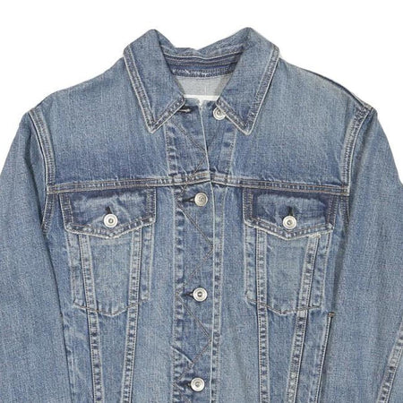 RAG & BONE Womens Blue Denim Jacket XS Cotton Blend Classic Button Closure