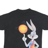 PULL & BEAR Mens Black Space Jam A New Legacy Graphic T-Shirt L Short Sleeve