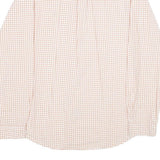 RALPH LAUREN Mens White & Orange Check Shirt 2XL Classic Cotton Button-Down