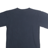 CHAMPION Mens Navy Blue Bucknell Lacrosse Graphic T-Shirt M Crew Neck Short