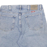 WRANGLER Mens Blue Denim Casual Shorts XL W34 Classic Fit Cotton Blend
