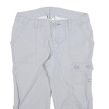 THE NORTH FACE Womens Shorts White Casual Cotton Blend M W30 Button Pockets