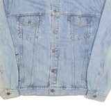 LEVI'S Mens Blue Denim Jacket XL Cotton Classic Button Closure Casual Style