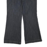 Womens Regular Fit Wide-Leg Denim Cotton Blend Jeans W34 L28 Stylish Comfort