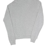 TOMMY HILFIGER Womens Grey White & Red Colourblock Pullover Hoodie S Cotton