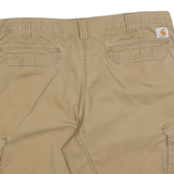 CARHARTT Mens Shorts Beige Relaxed Fit Cargo 2XL W40 Cotton Blend Workwear