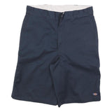 DICKIES Mens Shorts Blue Casual Classic L W35 Workwear Durable Cotton Blend