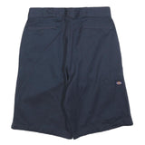 DICKIES Mens Shorts Blue Casual Classic L W35 Workwear Durable Cotton Blend
