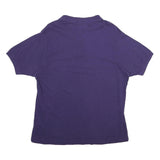LACOSTE Mens Purple Cotton Short Sleeve Polo Shirt L Classic Fit
