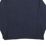 CHAMPION Mens Navy Blue Long Sleeve Crew Neck T-Shirt XL Cotton Blend