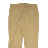 CARHARTT Mens Cotton Blend Relaxed Straight Trousers Loose Fit W38 L31 Durable