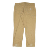 CARHARTT Mens Cotton Blend Relaxed Straight Trousers Loose Fit W38 L31 Durable