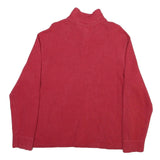 POLO RALPH LAUREN Mens Red Cotton Blend Plain Pullover Jumper Crew Neck XL