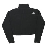 THE NORTH FACE Womens Black Zip Fleece Jacket S Polyester Blend Warm Casual
