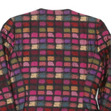 PAULA KLEIN Womens Colourblock Jacket S Woven Button Closure Elegant Office Wear