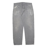 DICKIES Mens Relaxed Grey Denim W38 L32 Workwear Jeans Zip Closure