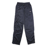CHAMPION Mens Joggers Black S W26 L31 Slim Tapered Snap Button Track Pants