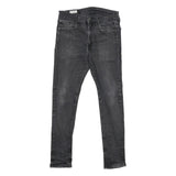 LEVI'S 519 BIG E Womens Jeans Black Slim Skinny Denim W30 L28 Classic Fit
