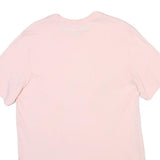 NIKE Mens Pink T-Shirt M Short Sleeve Crew Neck Swoosh Logo Casual