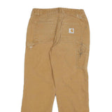 CARHARTT Womens Jeans Beige Regular Straight Denim W26 L28 Workwear Durable Zip