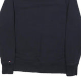 TOMMY HILFIGER Womens Navy Blue Sweatshirt Crew Neck S Classic Logo Est 1985