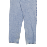 CARHARTT Mens Relaxed Light Blue Denim Jeans W32 L30 Casual Workwear Zip Closure