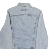 LEVI'S Womens Blue Denim Cotton Button Jacket M Classic Fashion