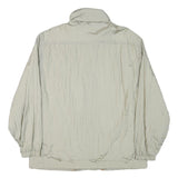 NEYELLE Womens Beige Jacket XL Polyester Blend Plain Zip Lightweight Casual