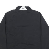 NIKE Womens Black & White Sports Zip Up Polyester Jacket L Lightweight