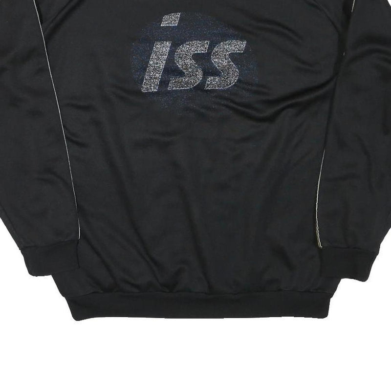 GEMS Mens Black & Yellow Logo Crew Neck XL Sports Style Sweatshirt