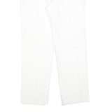 ARMANI COLLEZIONI Womens Regular White Cotton Blend Denim W32 L29 Classic Zip