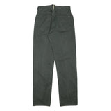 REPLAY Mens Regular Fit Black Cotton Blend Zip Trousers W27 L30 Classic Straight