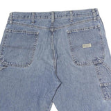 WRANGLER Mens Denim Blue Casual Shorts L W36 Cotton Relaxed Fit Pocketed