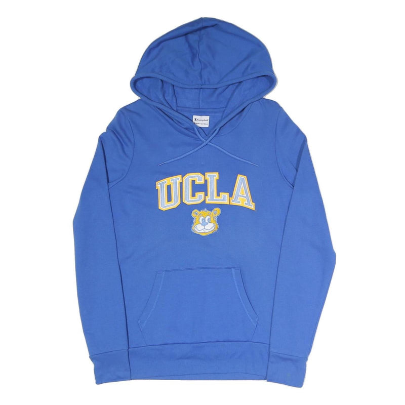 CHAMPION Womens Blue UCLA Pullover Hoodie M Cotton Blend M