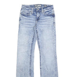 BKE Womens Jeans Blue Slim Straight Denim Light W28 L32 Stylish Casual