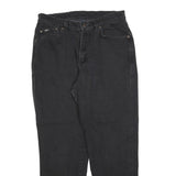 LEE Mens Black Regular Fit Straight Denim Jeans W30 L28 Classic Cotton Blend Zip