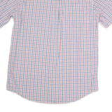 CHAPS Mens Blue & Pink Checked Shirt M Button-Down Casual Summer Cotton Blend