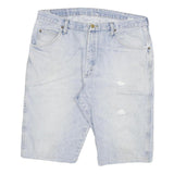 WRANGLER Mens Shorts Blue Denim Casual 2XL W36 Classic Cotton Blend